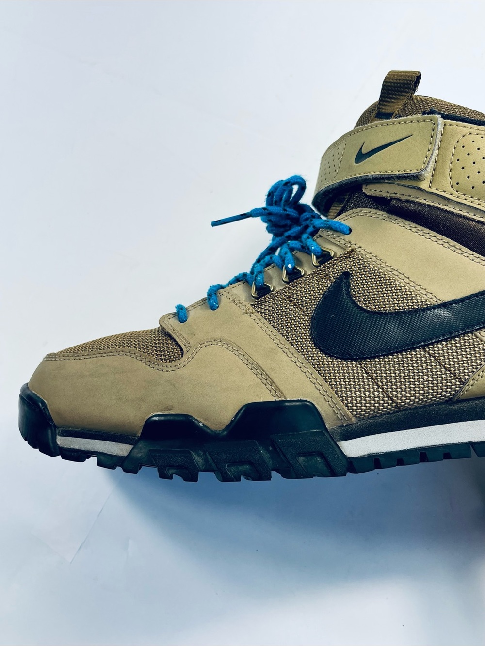 Nike Men’s Olive Green High-Top Trail Sneakers #535836-202 Men’s:10 - Picture 11 of 15